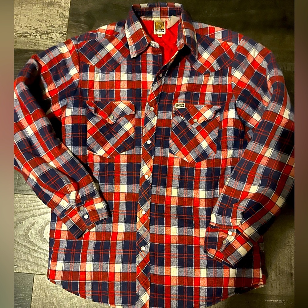 Kodiak quilted snap up